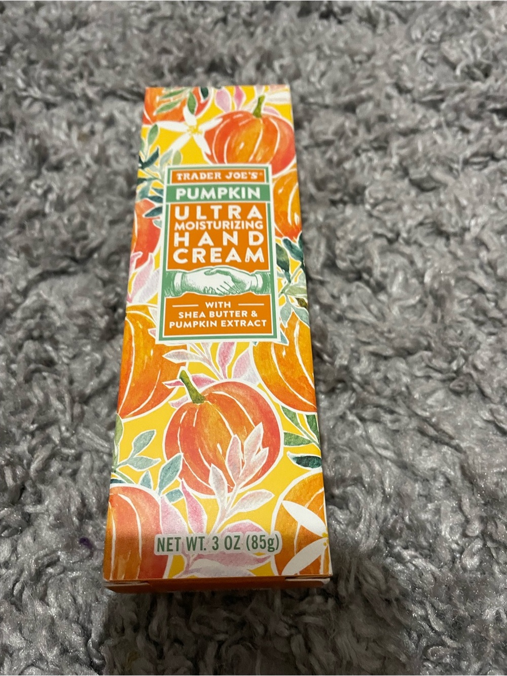 New Trader Joe's PUMPKIN Ultra Moisturizing Hand Cream Lotion Shea Butter